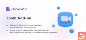 Zoom integration for Booknetic 1.1.1