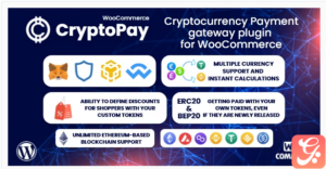 CryptoPay WooCommerce - Cryptocurrency payment gateway plugin 2.4.5