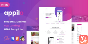 Appilo - App landing page HTML Template