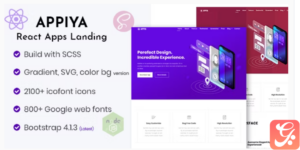 Appiya - React App Landing Page