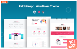 XMobileapp - Mobile App One page WordPress Theme