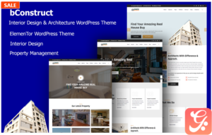 bConstruct - Interior Design & Architecture WordPress Theme