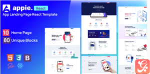 Appie - React app landing page