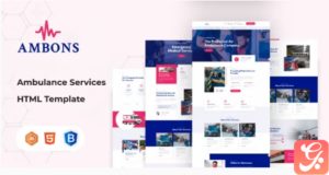 Ambons - Ambulance Service HTML Template