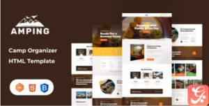 Amping - Camp Organizer HTML Template