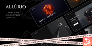 Allurio - Coming Soon and Portfolio Template