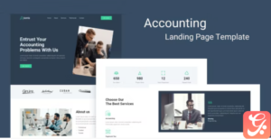 Akonta - Accounting Landing Page Template