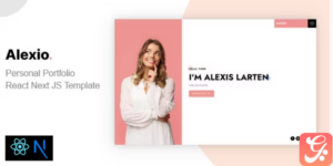 Alexio – React NextJS Personal Portfolio