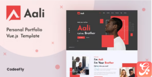 Aali - Personal Portfolio Vue Template