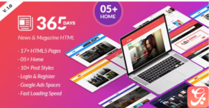 365 Days | News HTML Template