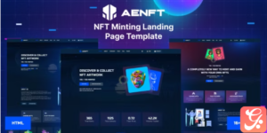 Aenft - NFT Minting or Collection Landing Page