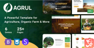 Agrul - Organic Farm Agriculture Template
