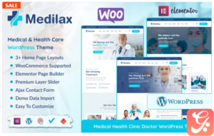 Medilax - Medical Service Health Clinic Doctor WordPress Theme