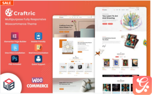 Craftric - Art Gallery, Painting Multipurpose eCommerce WordPress Template