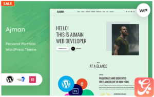 Ajman – Personal Portfolio WordPress Theme