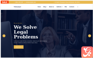 TishLawyer - Lawyer and Advocate WordPress Theme