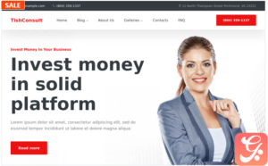 TishConsult - Business and Consulting WordPress Theme