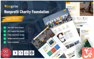 Gogrin - Charity Foundation and Nonprofit WordPress Theme