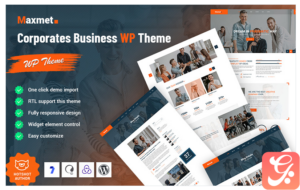 Maxmet - Corporate Business WordPress Theme