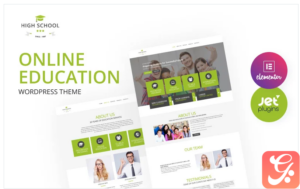 High School - Online Education Elementor WordPress Theme