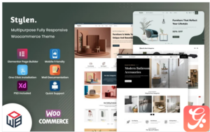 Stylen - Furniture & Interior WordPress Woocommerce Template
