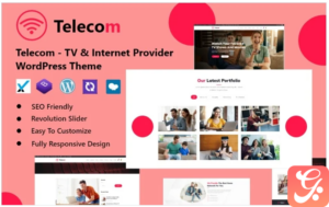 Telecom - TV & Internet Provider WordPress Theme