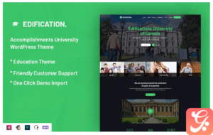 Edification - Accomplishments University WordPress Theme