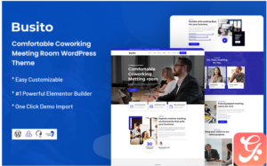 Busito - Comfortable Coworking Meeting Room WordPress Theme