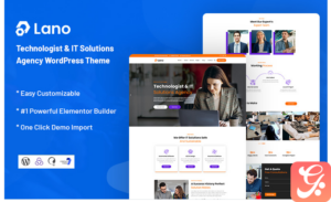 Lano - Technologist & IT Solutions Agency WordPress Theme