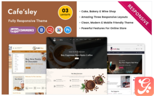 Cafesley - Cafe, Bar and Restraunt Woocommerce Theme