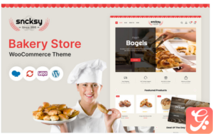 Sncksy - The Bakery Store Responsive WooCommerce Theme