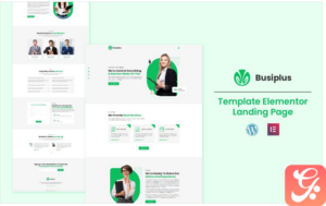 Busiplus - Business Solution Elementor Landing Page