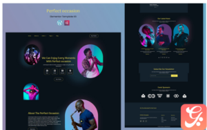 Perfect Occasion - Musical Event Ready to Use Elementor Template Kit
