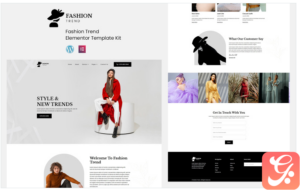 Fashion Trend - Ready to Use Elementor Template Kit