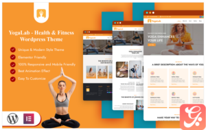 YogaLab - Yoga Health & Fitness Wordpress Theme
