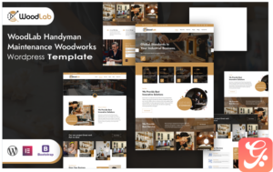 WoodLab Handyman Maintenance Woodworks Wordpress Theme