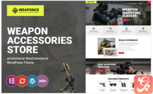 Weaponce - Gun Training, Shooting Club and Weapon WooCommerce Theme