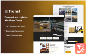 Transt - Transpack and Logistics Service WordPress Theme