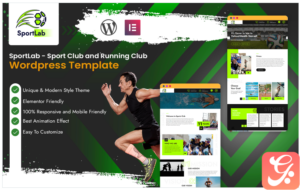 SportLab - Sport Club and Running Club Wordpress Template