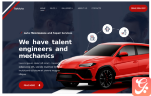 TishAuto - Car Maintenance WordPress Theme