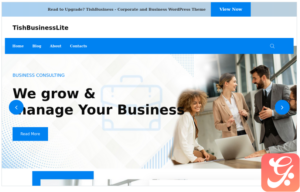 TishBusinessLite - Free Corporate and Business WordPress Theme