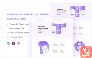 Smarters - Software 0r App Multipurpose & Responsive WordPress Theme