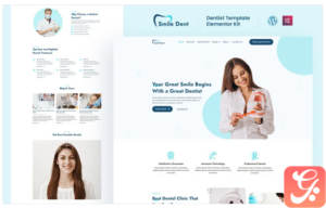 Smile Dent - Services Ready to Use Elementor Template Kit