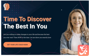 Smile Life Coach Elementor Landing Page Template Kit