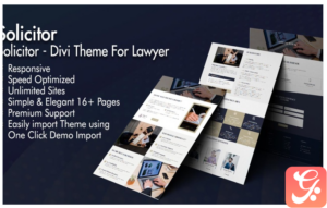 Solicitor - Divi WordPress Theme For Lawyer
