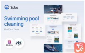 Splas - Swimming Pool Cleaning WordPress Theme and Maintenance Service