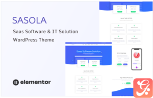 Sasola - SaaS Software and IT Solution WordPress Theme