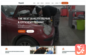 Repaid - Car Repair Service WordPress Theme