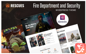 Rescues - Fire Department and Security Business WordPress Theme