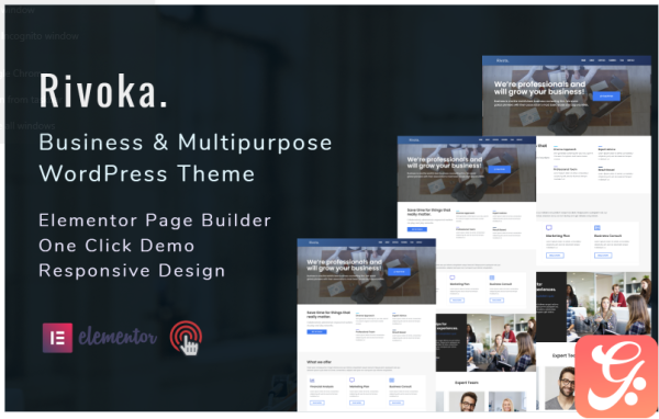 Rivoka - Business And Multipurpose WordPress Theme
